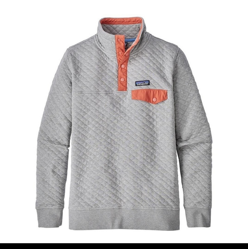 Patagonia quilted pull over